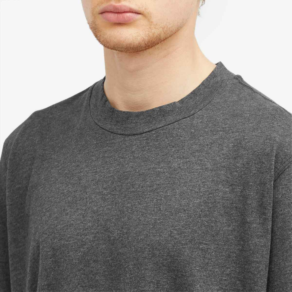 Our Legacy Men's Big T-Shirt in Dark Grey Melange Our Legacy