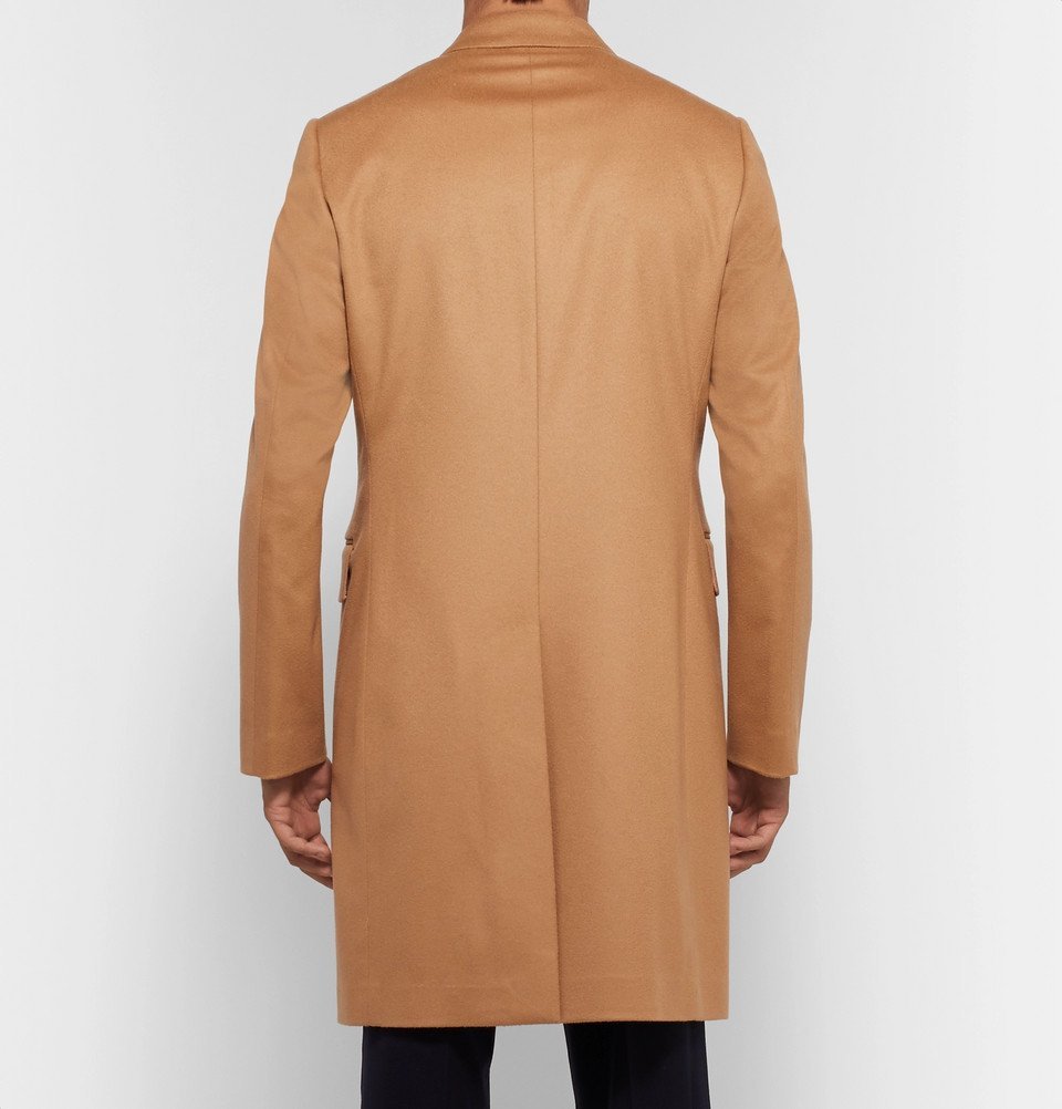 Paul Smith - Double-Breasted Wool and Cashmere-Blend Coat - Men