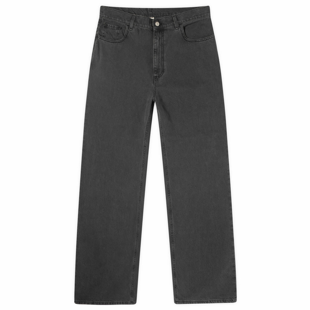 1017 ALYX 9SM Men's Wide Leg Buckle Jeans in Washed Black 1017