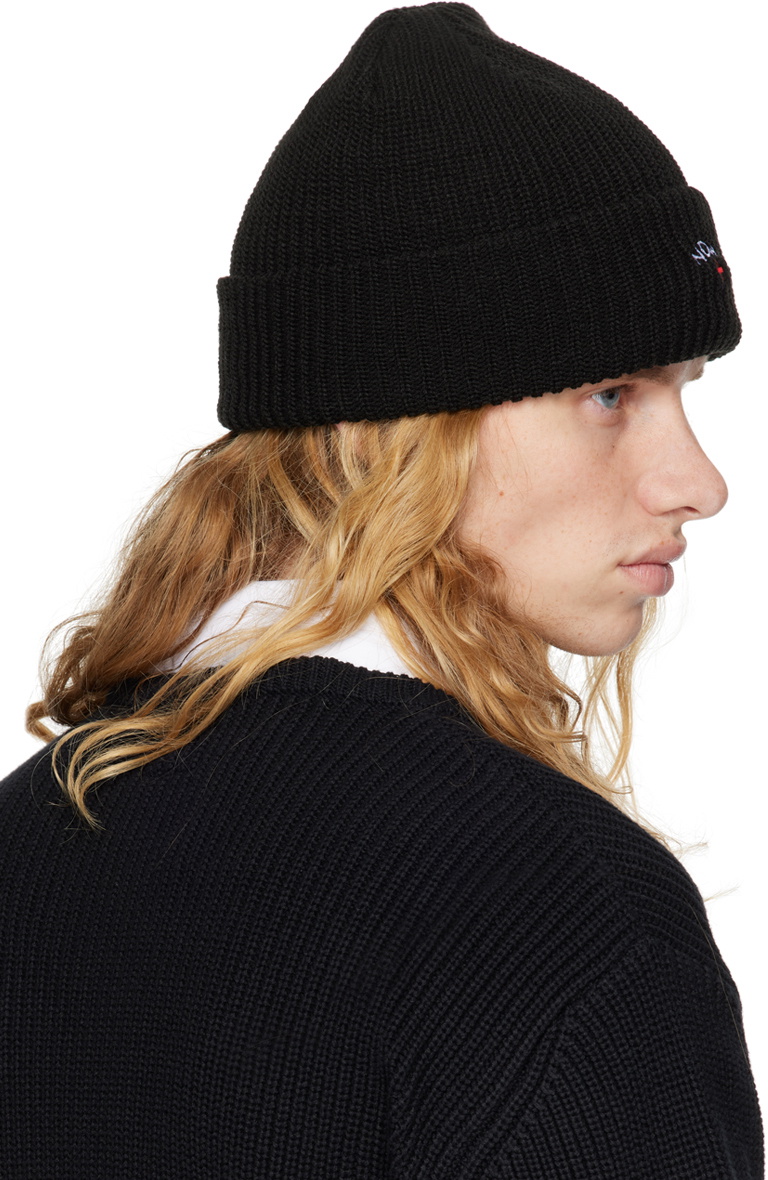 Noah Black Core Logo Beanie Noah NYC