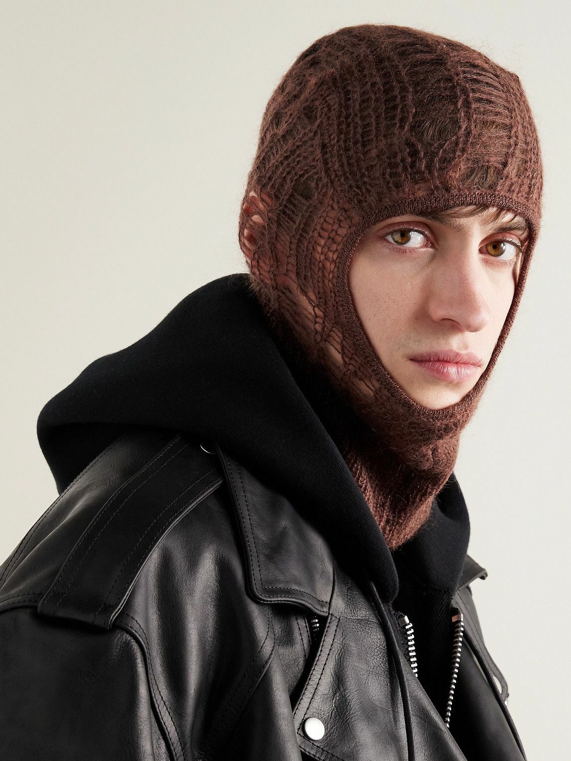 Rick Owens - Open-Knit Balaclava Rick Owens