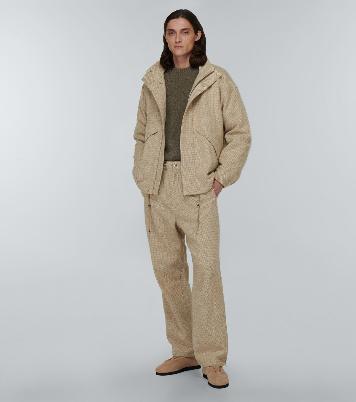 Auralee - Wool tweed pants Auralee