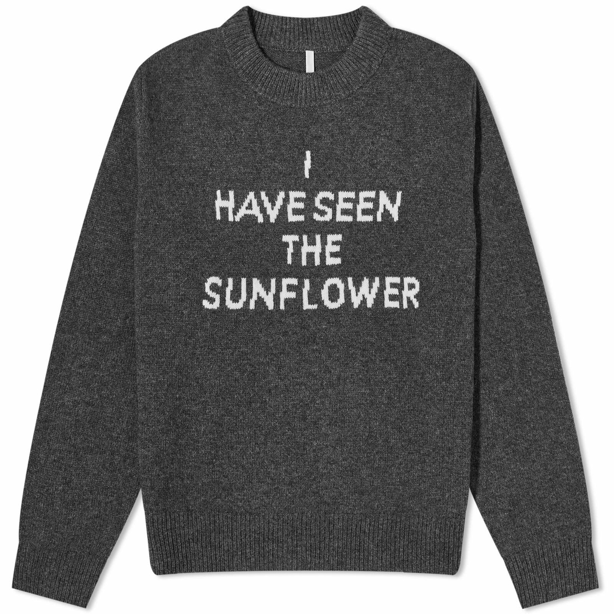 Sunflower Men's Moon Crew Knit in Anthracite Sunflower