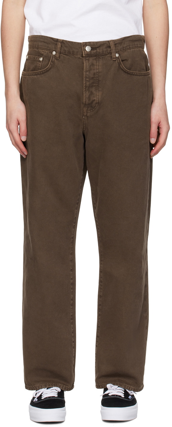 Stüssy Brown Big Ol' Jeans Stussy