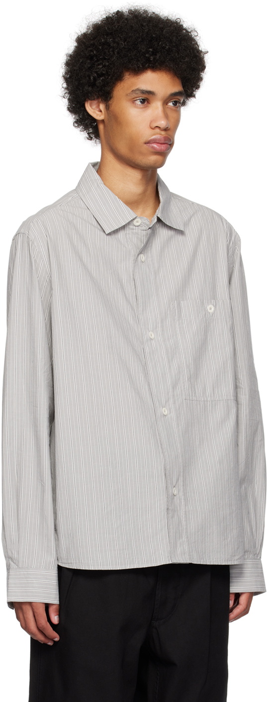 MHL by Margaret Howell Grey Overall Shirt MHL by Margaret Howell