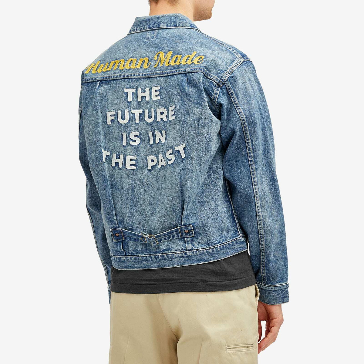 Human Made Men's denim work jacket in Indigo Human Made