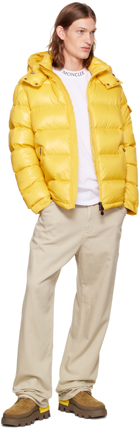 Moncler Yellow Maya Down Jacket Moncler