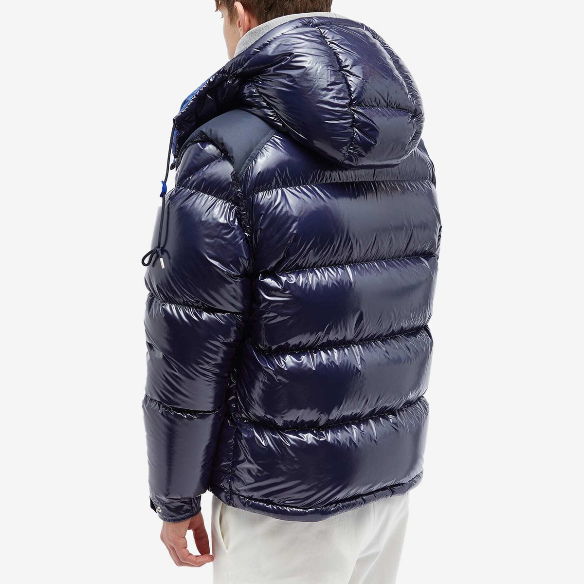 Moncler Men's Karakorum Down Filled Nylon Jacket in Navy Moncler