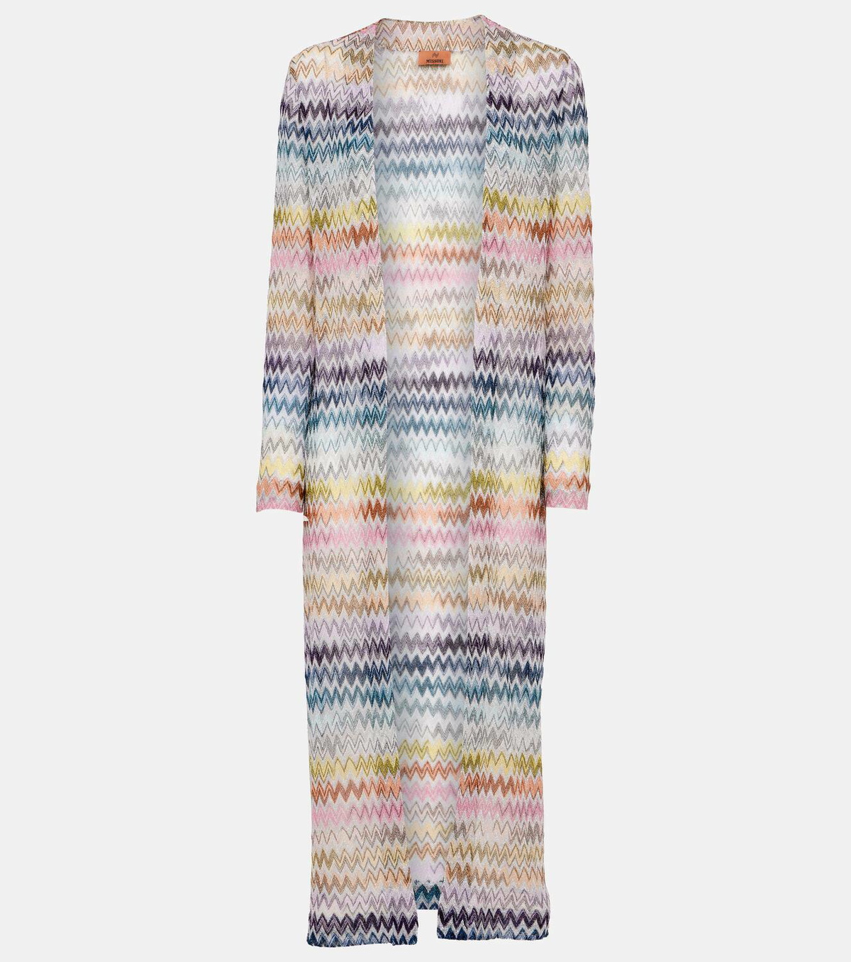 Missoni Zig Zag metallic knit cardigan Missoni