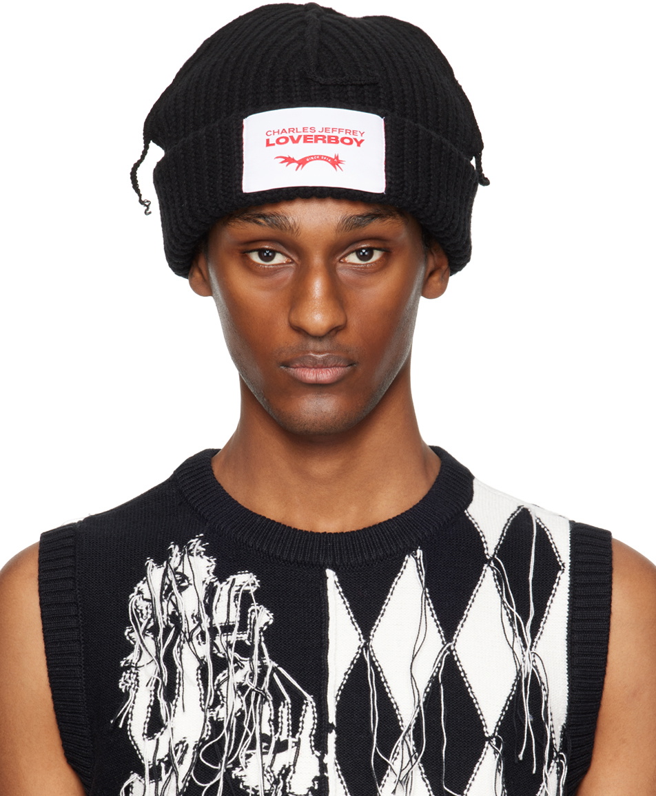 Charles Jeffrey LOVERBOY Black Label Beanie Charles Jeffrey Loverboy