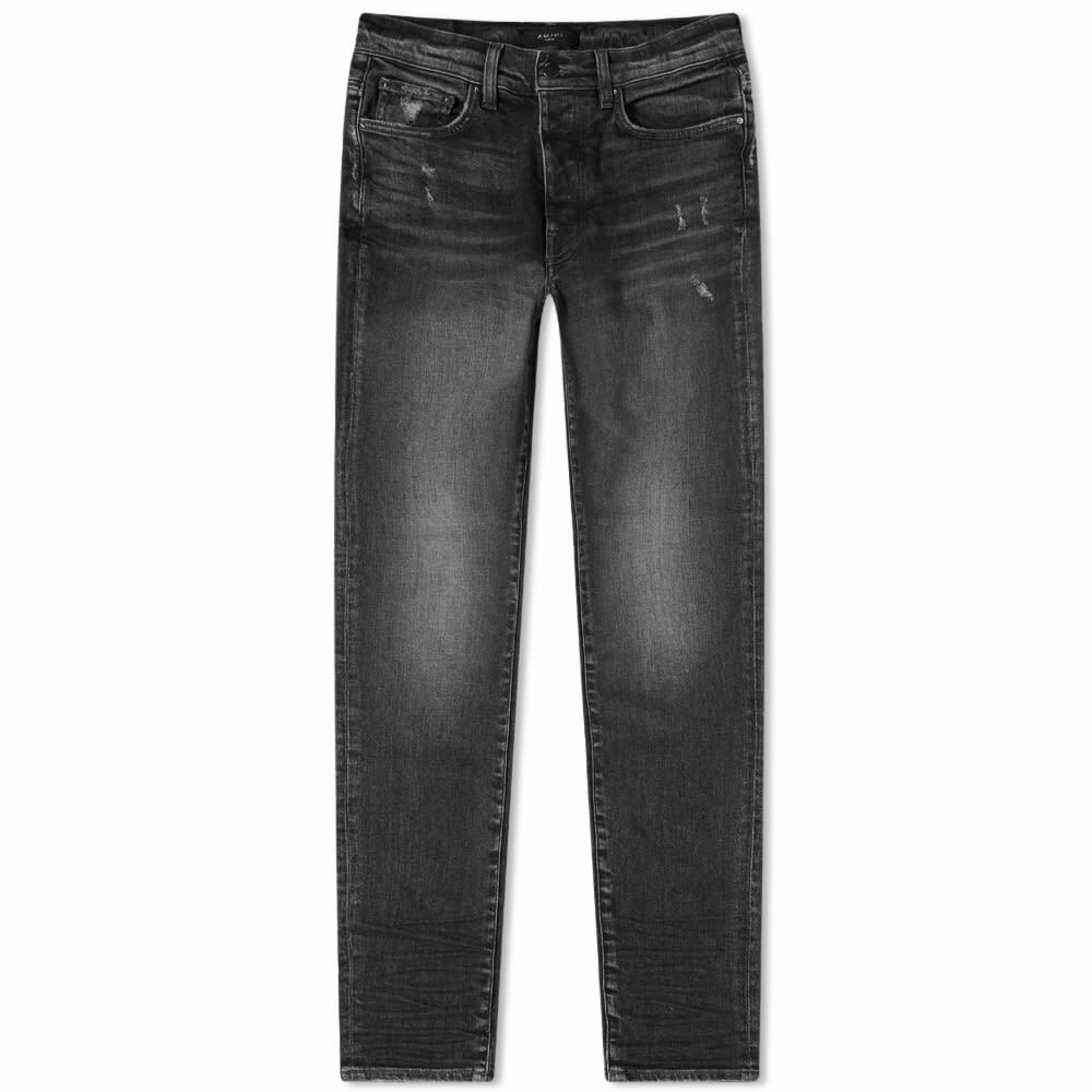 パンツ AMIRI GRAIL BLACK BIKER STACK DENIM SZ29 AMIRI GRAIL BLACK