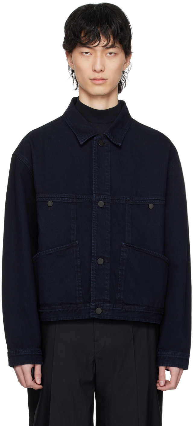 LEMAIRE Navy 4 Pocket Denim Jacket Lemaire