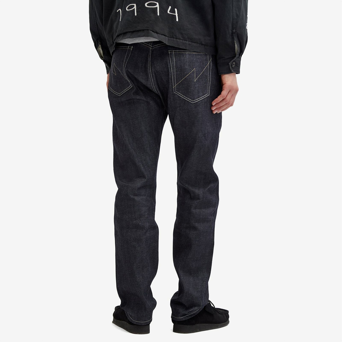 Neighborhood Men's Rigid Denim Jeans in Indigo Neighborhood