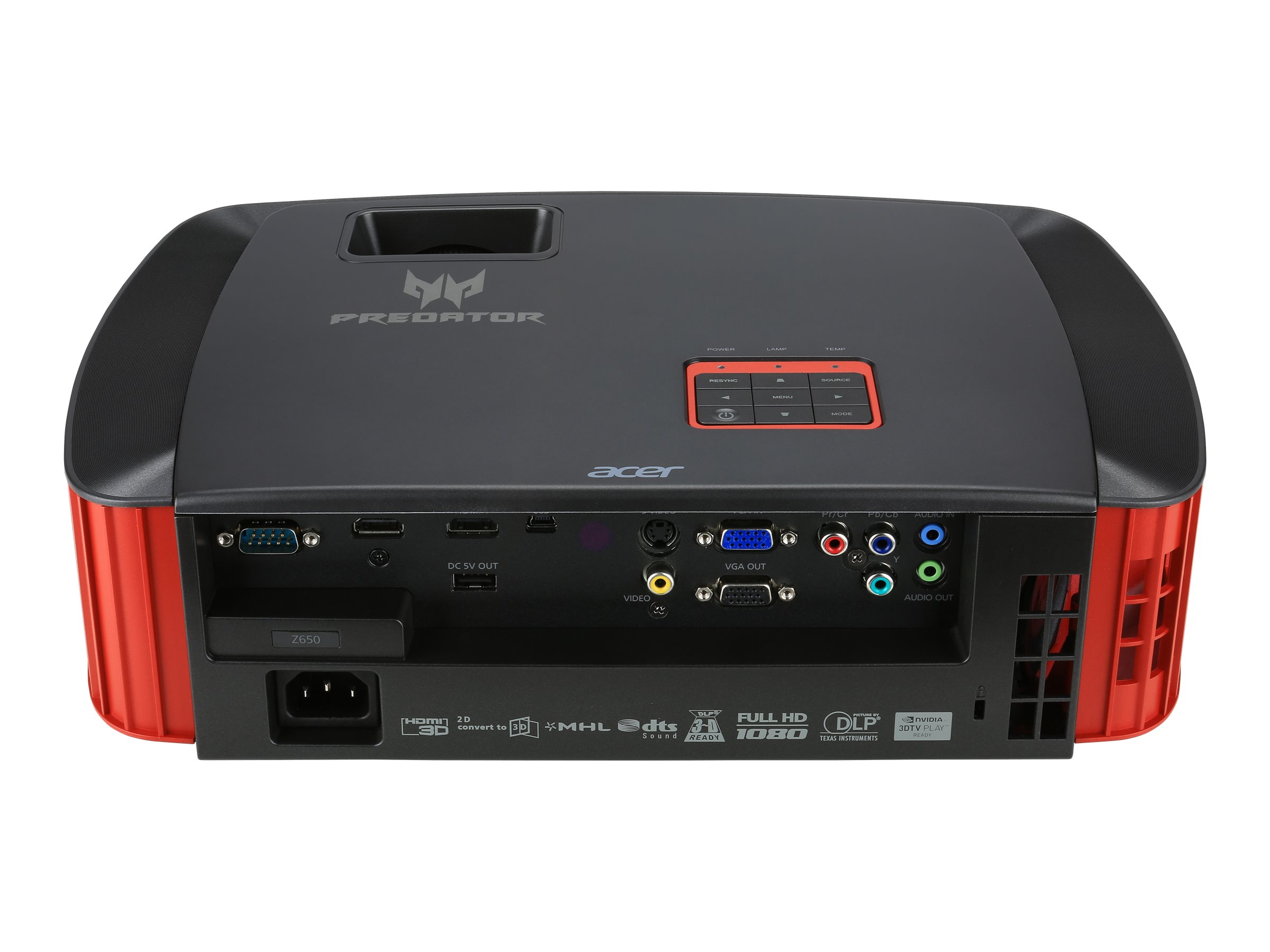 Acer Predator Z650 - DLP projector | Overview, Specs, Details | SHI