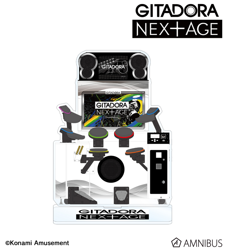 GITADORA NEX+AGE - DrumMania 筐体アクリルスタンド | AMNIBUS