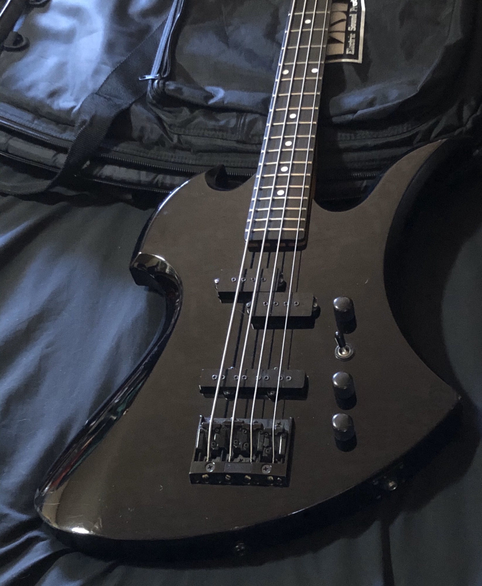 1990 BC Rich Japan Mocking Bird Bass MB-857 / Black 〜 SOLD | High