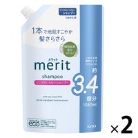 メリット リンスのいらないシャンプー 詰め替え 超特大 1080ml 花王