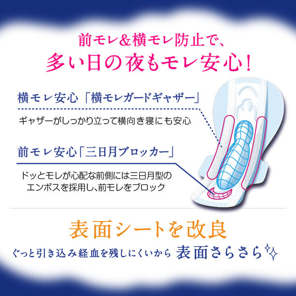 エリス 朝まで超安心 360 羽つき 夜用 36cm 特に多い日の夜用 ナプキン