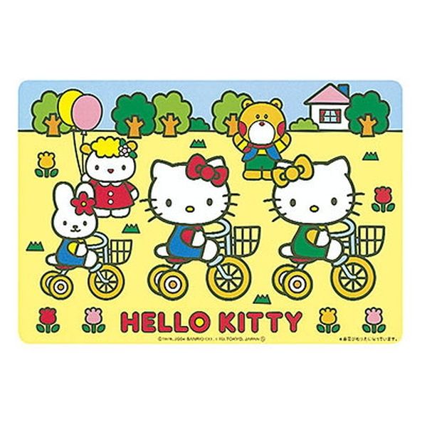 用美 ランチョンマット 尺3サンリオお子様ぬり絵まっと HELLO KITTY