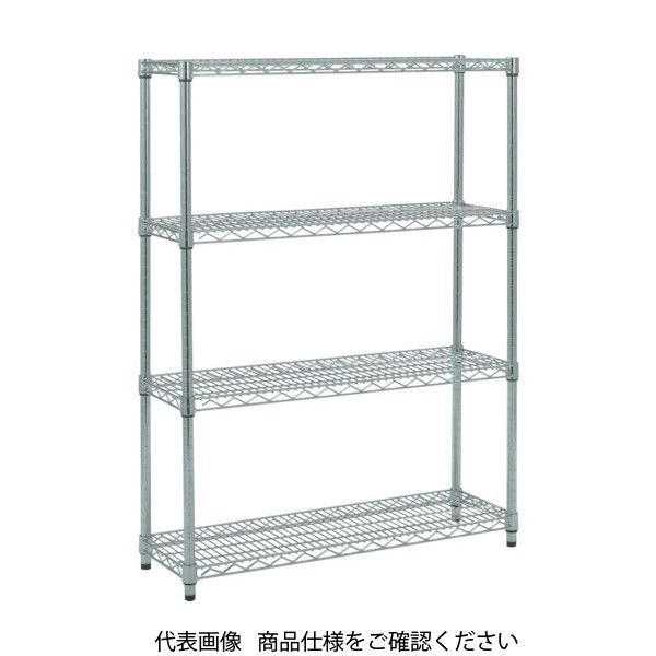 トラスコ中山 TRUSCO ステンレス製メッシュラック H1228XW605XD305 4段