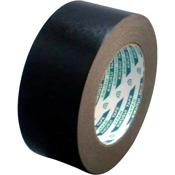 クラフト粘着テープNO.111 50mm×50m 黒 KS-NO.111-BK50P 1セット（50巻
