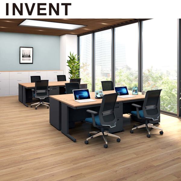 組立設置込】コクヨ インベントデスク INVENT 片袖 幅1200×奥行700×高