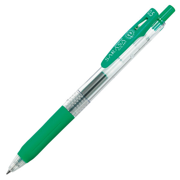 ゼブラ サラサクリップ 0.5mm 緑 JJ15-G - アスクル