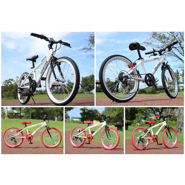 送料無料 GRAPHIS (グラフィス) 子供用自転車 クロスバイク 22インチ