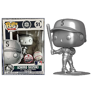 Funko Pop! Baseball MLB Ichiro Suzuki 51 Exclusivo Silver - Moça