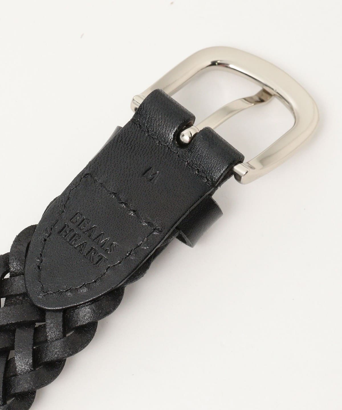 BEAMS HEART（ビームス ハート）レザー メッシュベルト（ファッション