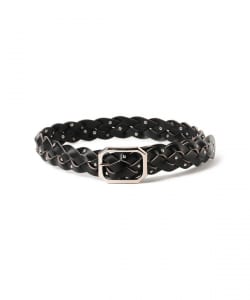 00s archive studs lether belt black お兄系 00s archive studs