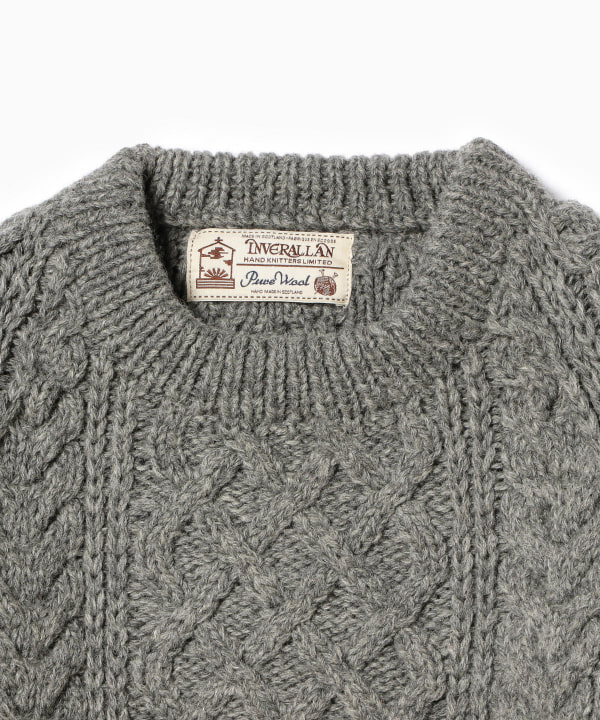 BEAMS PLUS（ビームス プラス）INVERALLAN / 1H Shetland Crew Neck