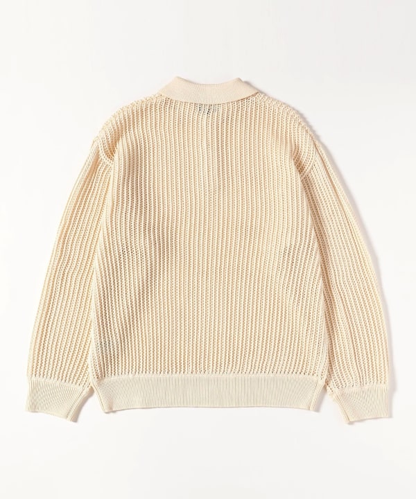 BEAMS（ビームス）【タイムセール】メッシュ ニット ポロシャツ