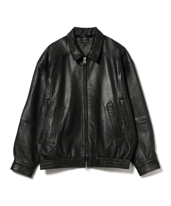BEAMS寬BEAMS 4 口袋皮革夾克衫（Blouson Leather Blouson）在線發售