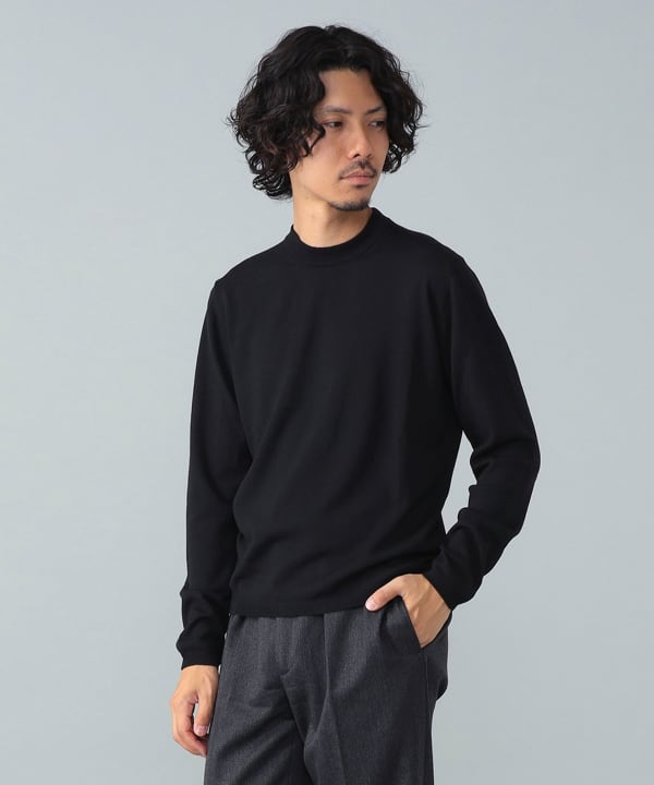 BEAMS F（ビームスF）【別注】LORENZONI / ウール ハイネック ニット