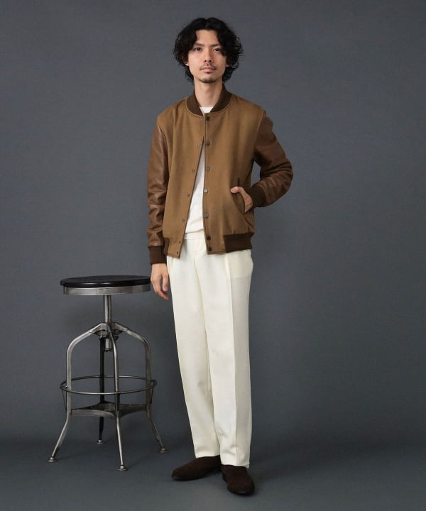 BEAMS F（ビームスF）【別注】CINQUANTA / コンビレザー スタジャン