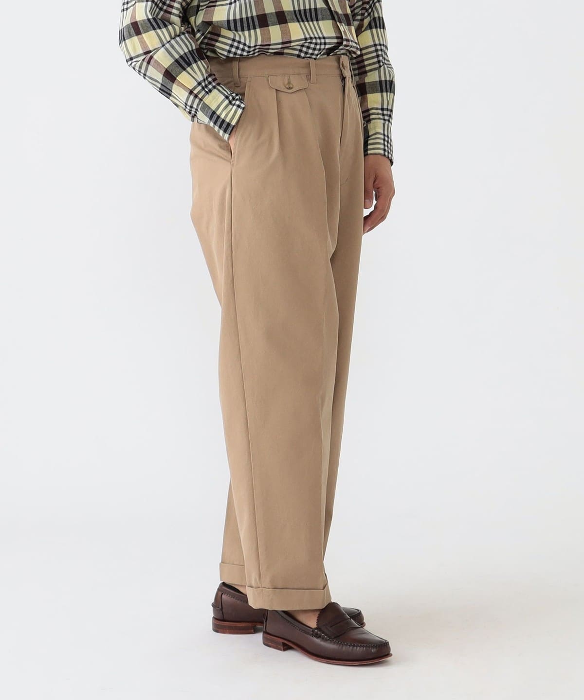 BEAMS PLUS（ビームス プラス）2 Pleats Trousers Twill（パンツ