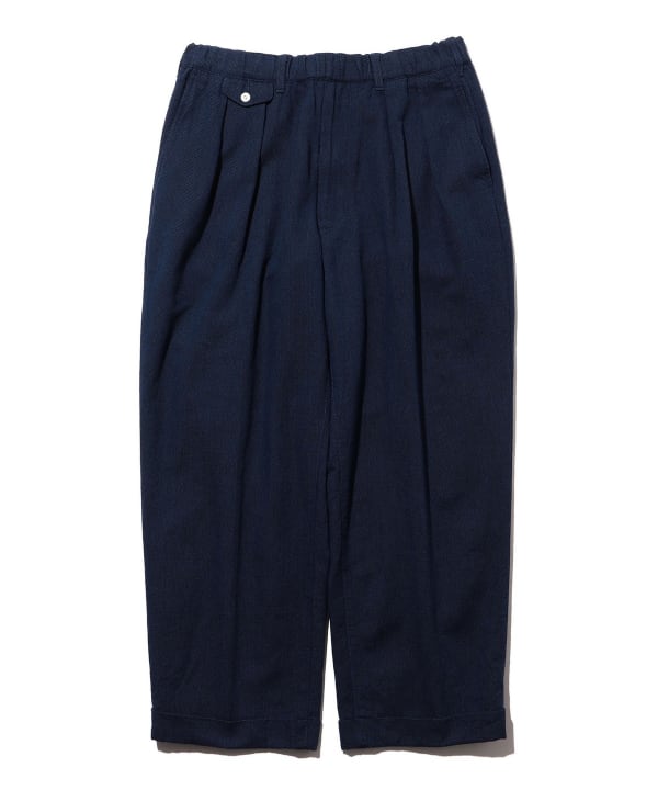 BEAMS PLUS（ビームス プラス）2 Pleats Relax Trousers Indigo Oxford