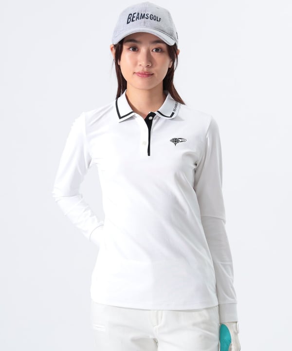 BEAMS GOLF（ビームス ゴルフ）〈WOMEN〉 ORANGE LABEL / 襟ロゴ バイ