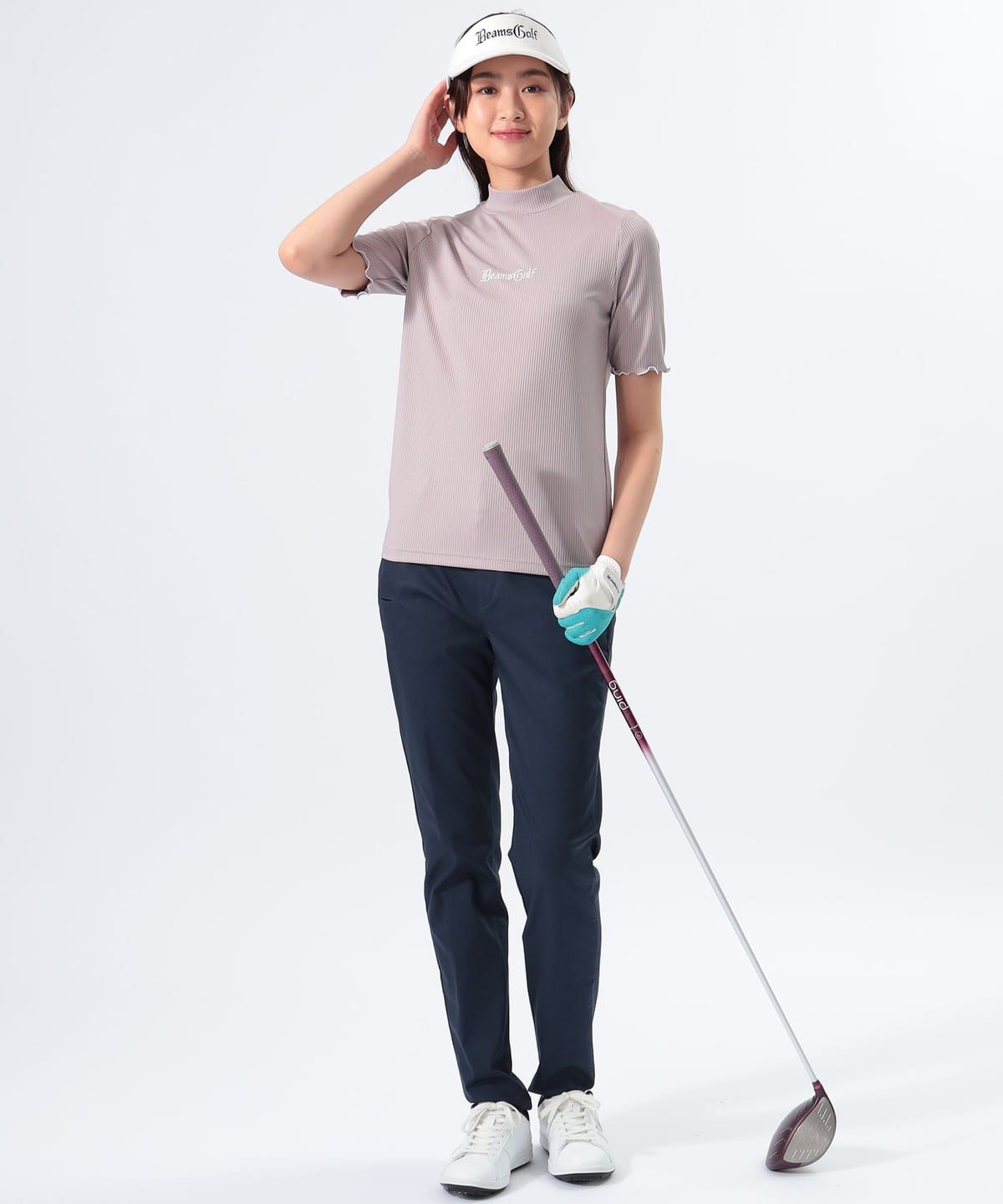 BEAMS GOLF スウェットフィットパンツ Lサイズ グレー BEAMS GOLF