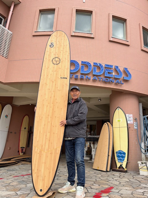 Goddessの開発力（バンブー＋レールカーボン）サーフボード - ゴッデス