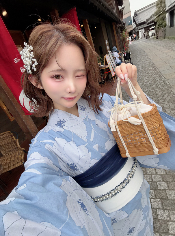 花柄浴衣セット[gi1412] | レディースファッション通販のグレイル(GRL