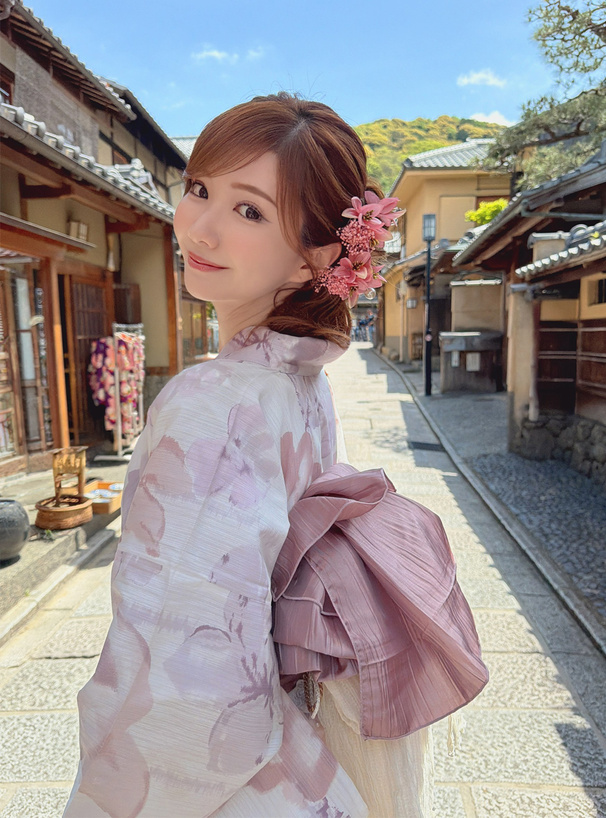 ぼかし花柄浴衣セット[gi1506] | レディースファッション通販の
