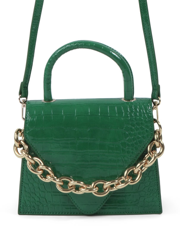2Wayクロコダイル柄ビッグチェーンバッグ[tr399] | レディース