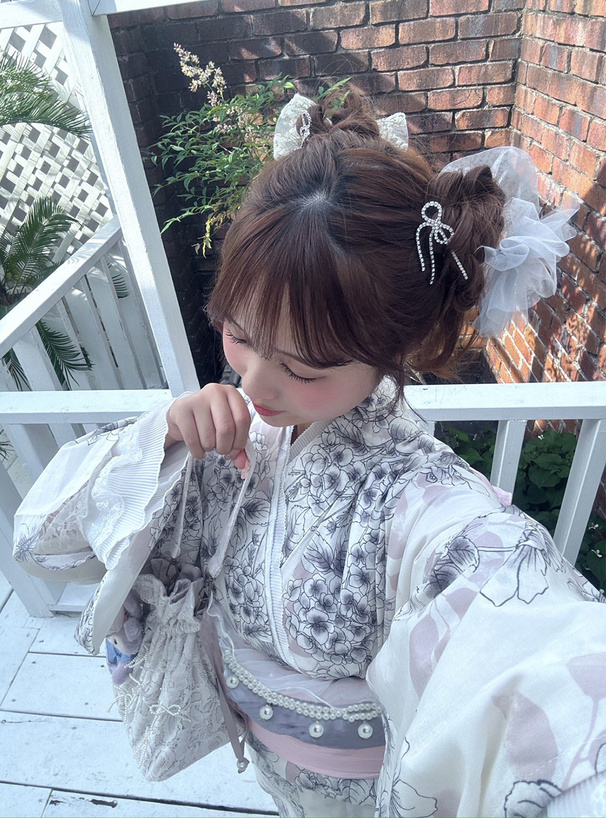 紫陽花浴衣セット[tu1008] | レディースファッション通販のグレイル