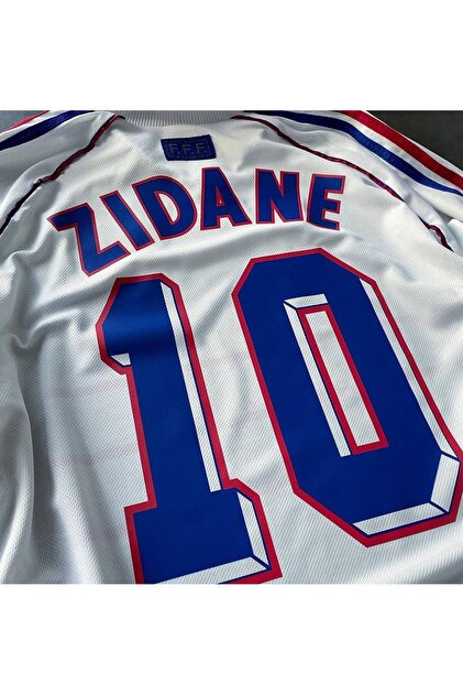 kombinezyum Fransa 98 Dünya Kupası Zinédine Zidane #10 Forması
