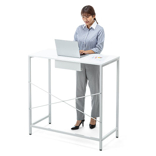 スタンディングデスク（ミーティング・テーブル・オフィス・ワーク・高