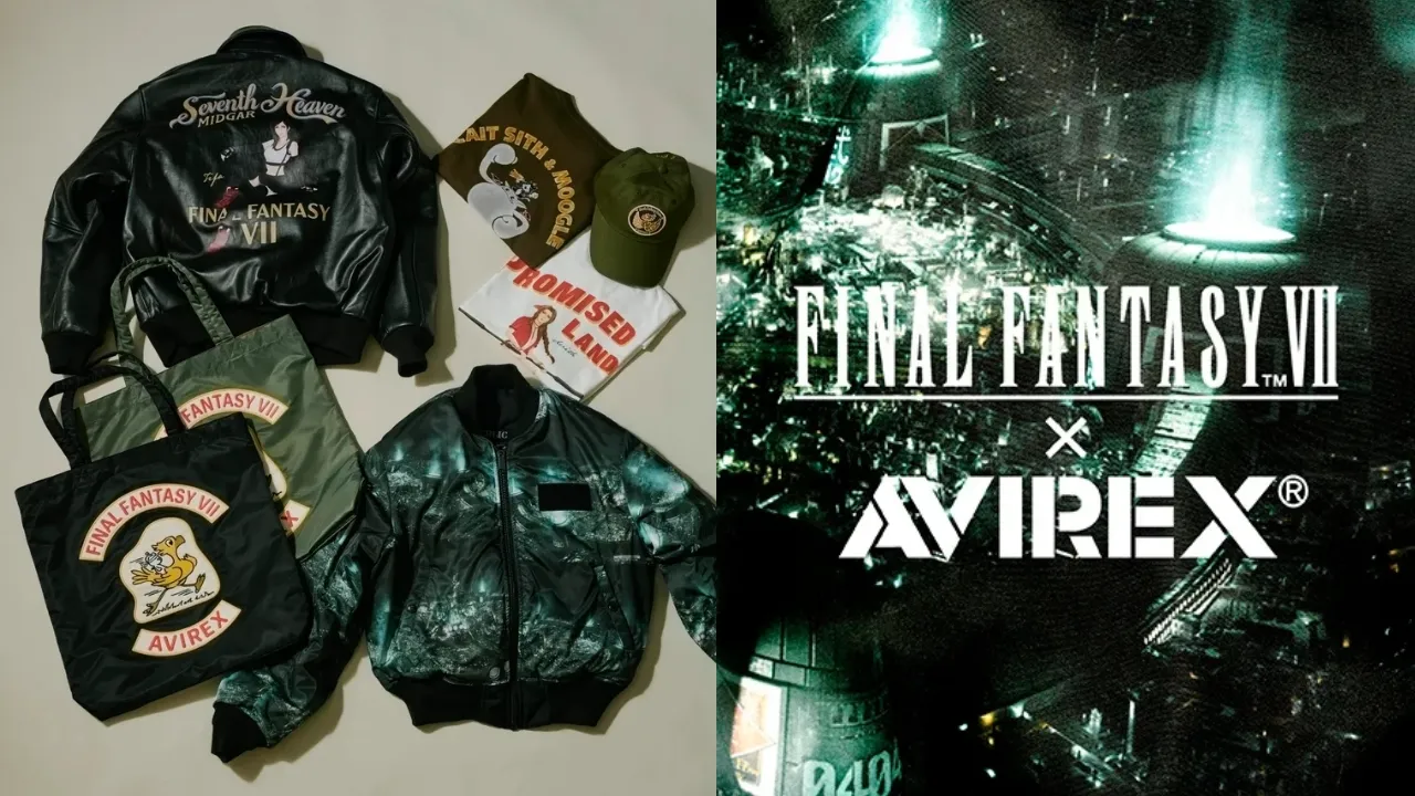 New AVIREX x FFVII Remake apparel collection mixes Midgar with