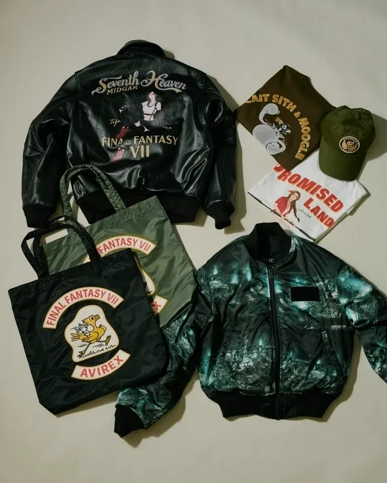 New AVIREX x FFVII Remake apparel collection mixes Midgar with