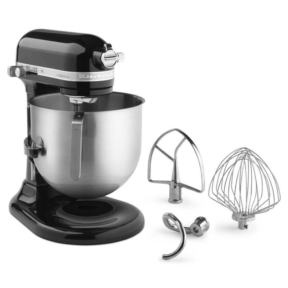 Commercial 8 Qt Stand Mixer (NSF Certified) - Onyx Black